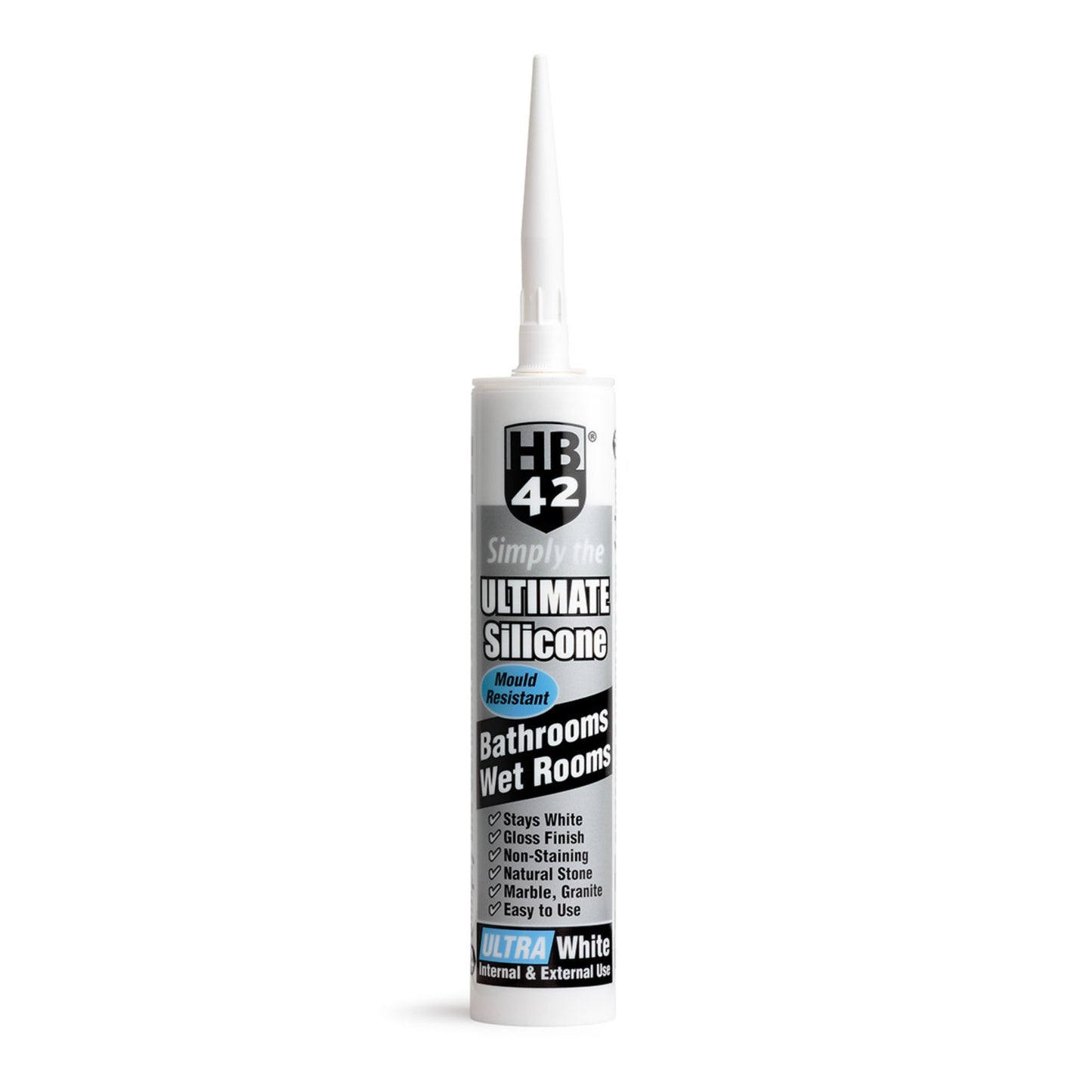 HB42 Ultra White Bathroom Silicone