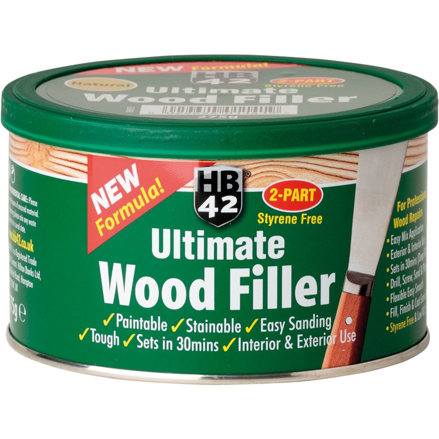 HB42 Ultimate Natural Wood Filler 275g