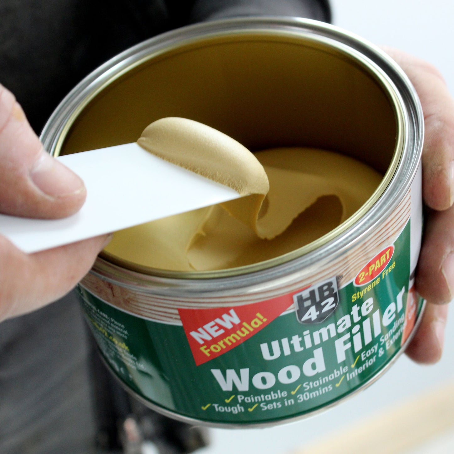 HB42 Ultimate Natural Wood Filler 550g