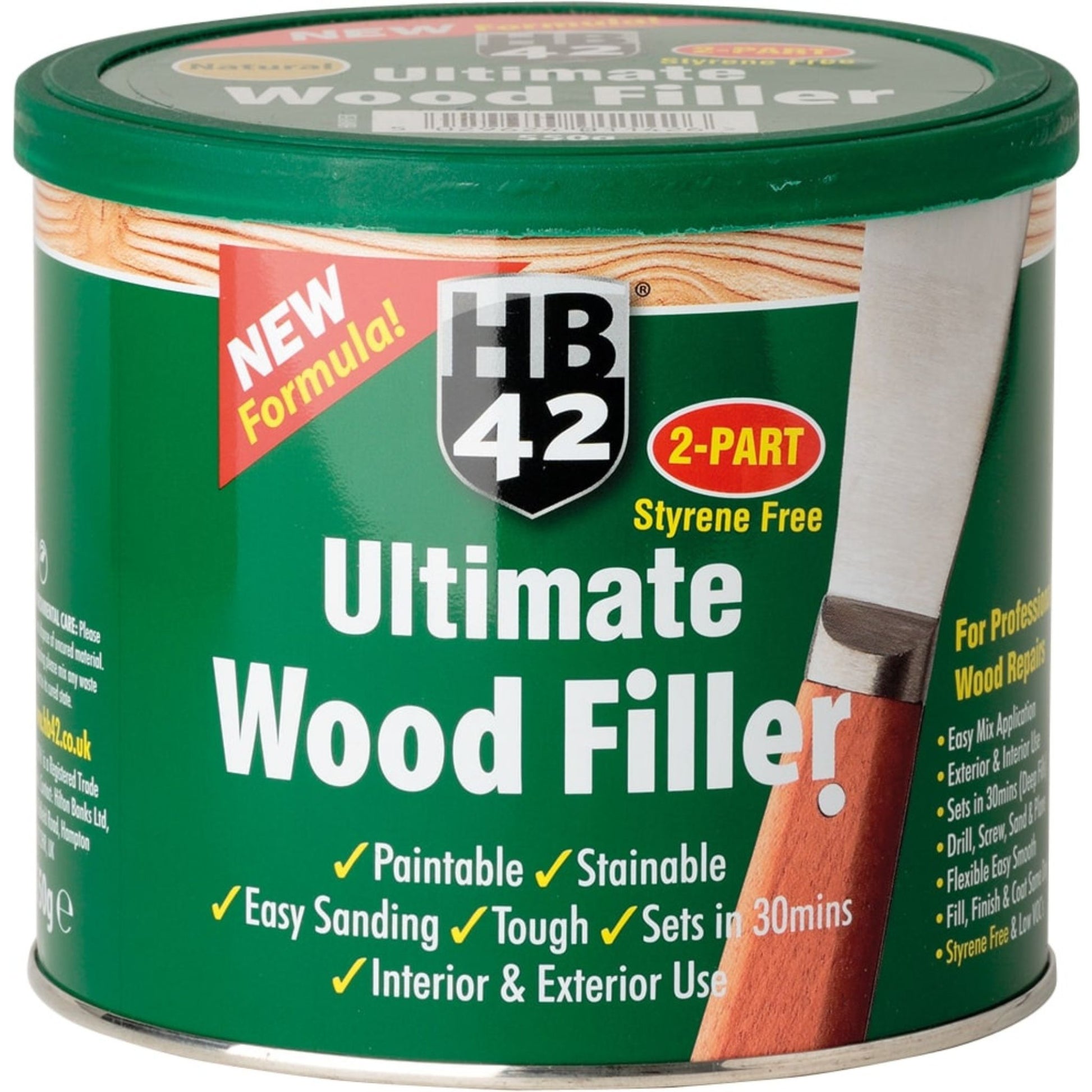 HB42 Ultimate Natural Wood Filler 550g – HB42_Shop